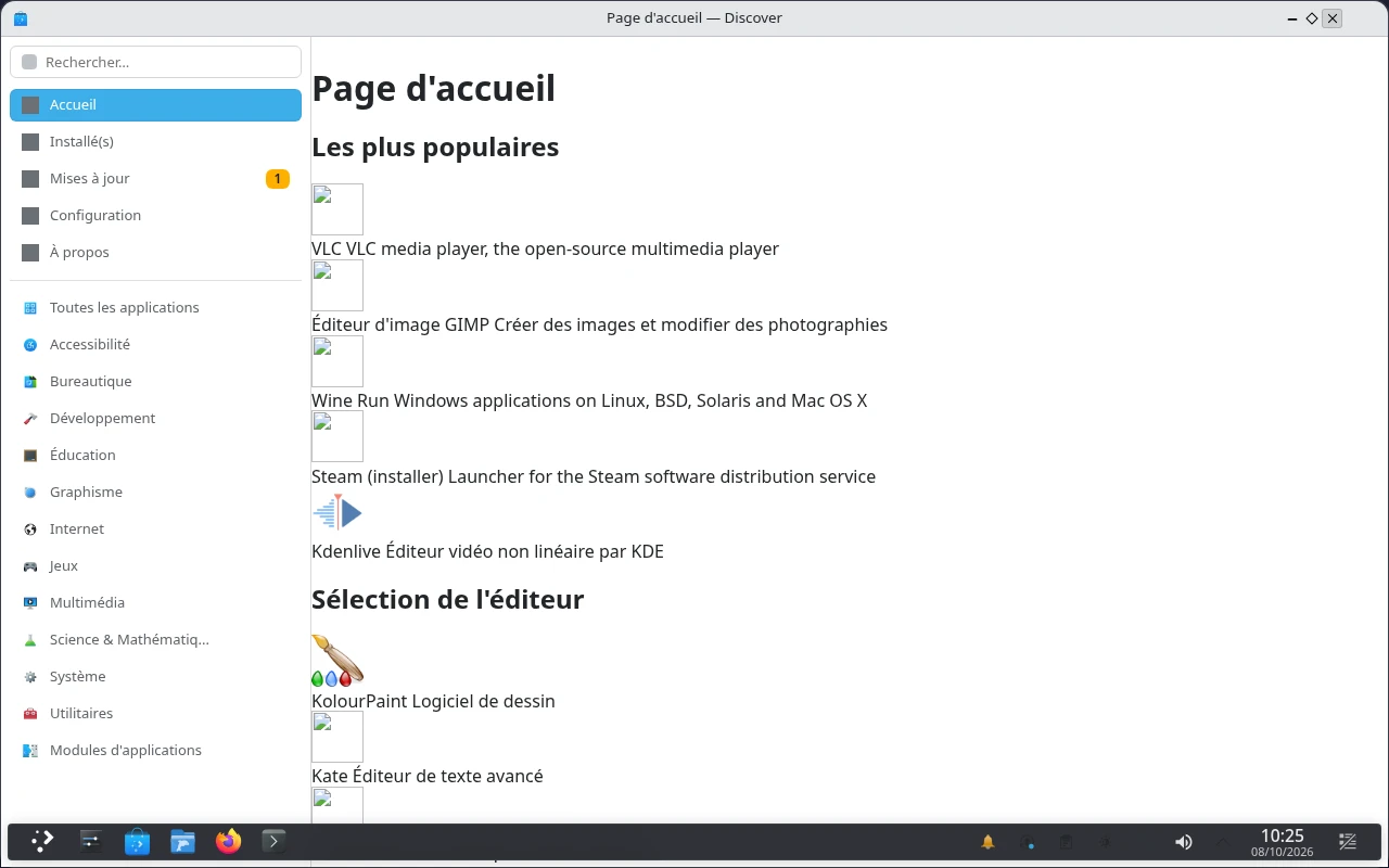 La même scène reproduite dans CapsuleOS