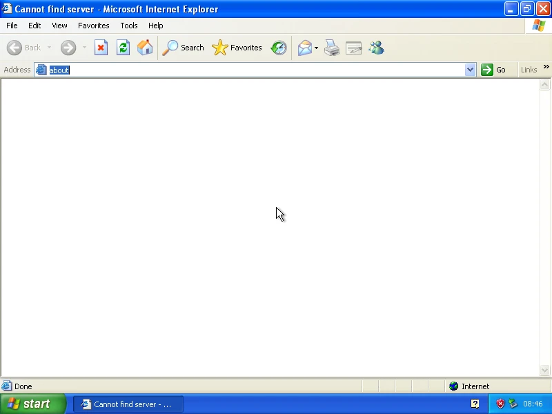 Windows 2000 sur la machine de référence : Internet Explorer 5, le navigateur fourni